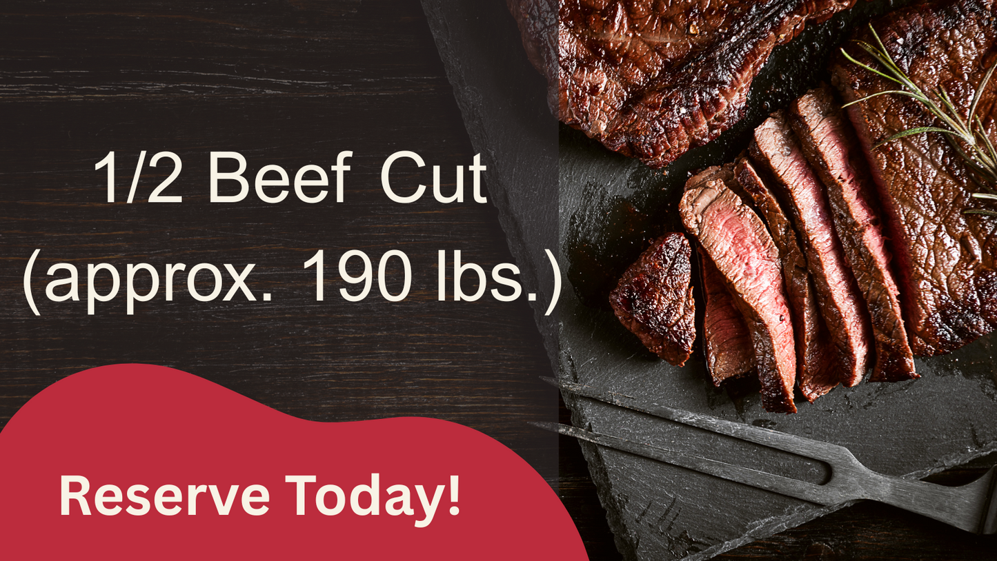 1/2 Beef Bulk Cut Deposit